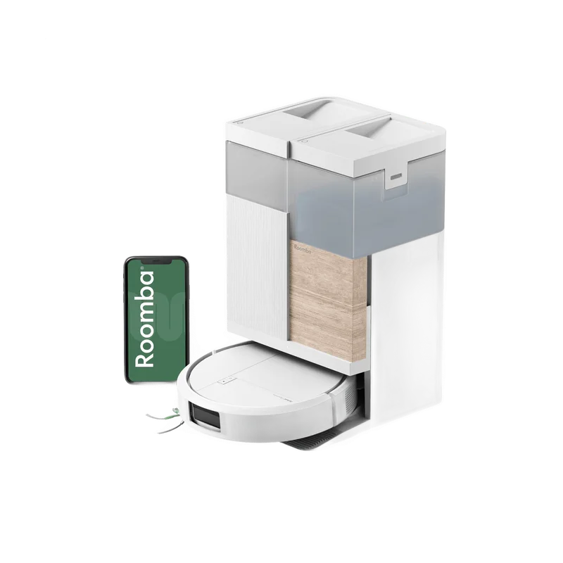 iRobot Roomba Plus 575 Combo + AutoWash Dock – wit
